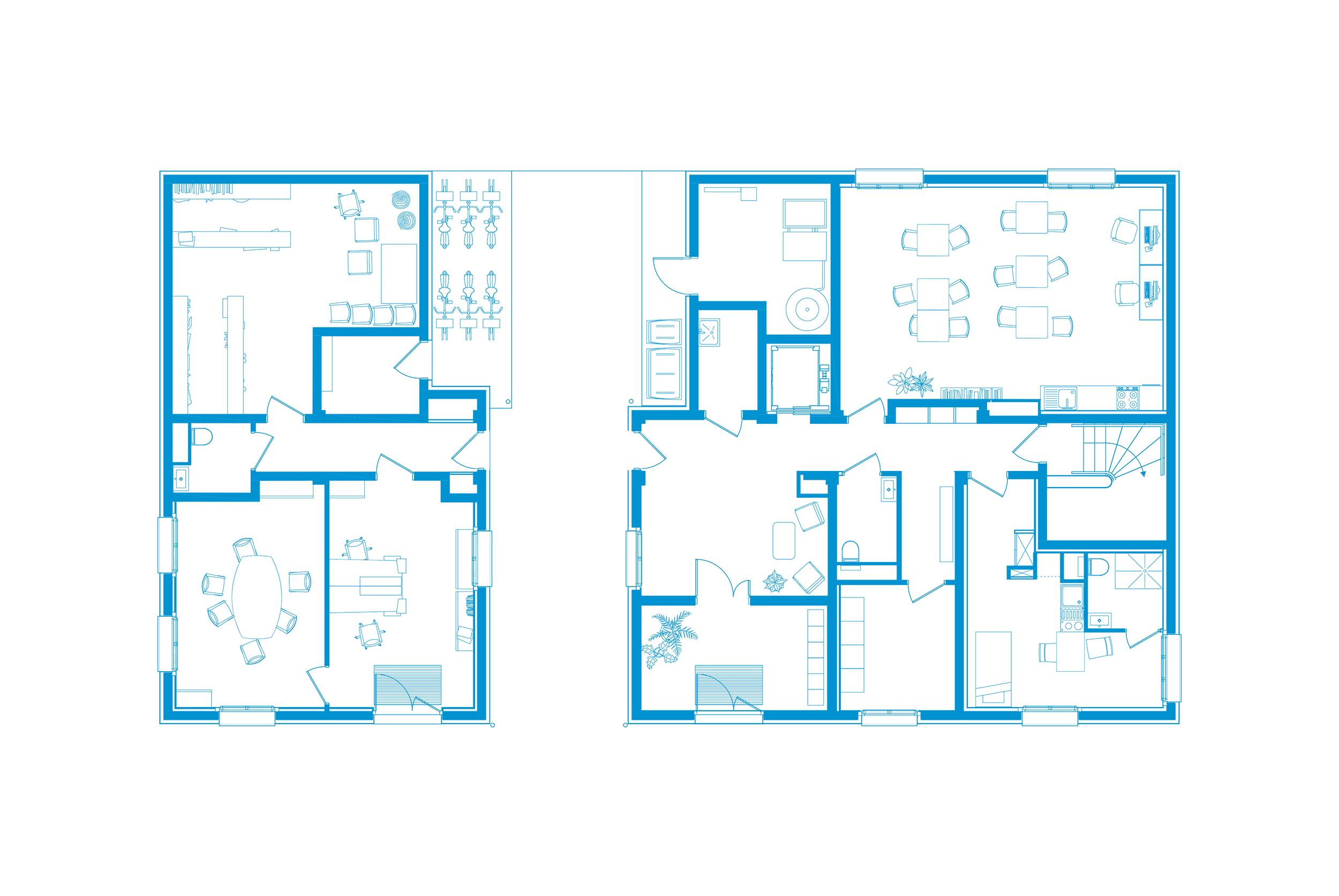 LOUVIERS- plans rdc